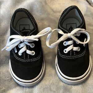 Vans Black Toddler Shoes Size 5